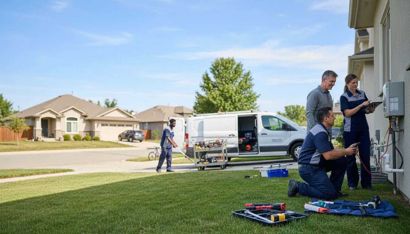 Tankless water heater service in Springboro, PA